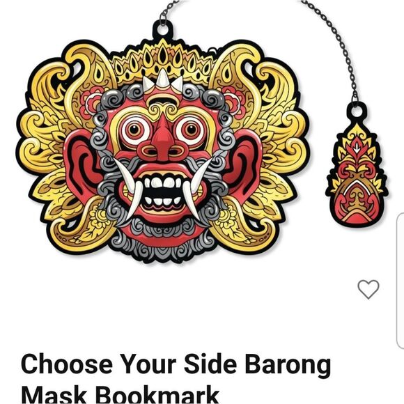 ZOX "CHOOSE YOUR SIDE" #1364 BARONG MASK COLLECTIBLE WRISTBAND & BOOKMARK #594 - Picture 13 of 13